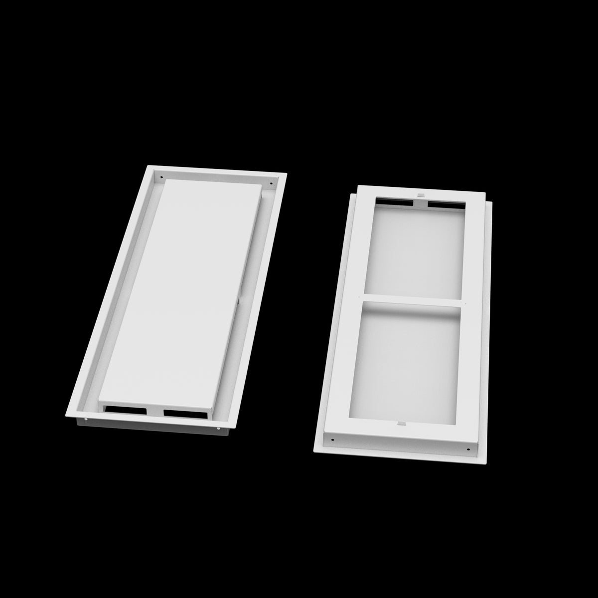 9x26 ceiling vent cover, front and back