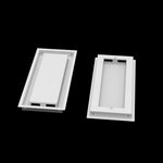 7x17 ceiling vent cover, front and back