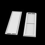 12x43 ceiling vent cover, front and back