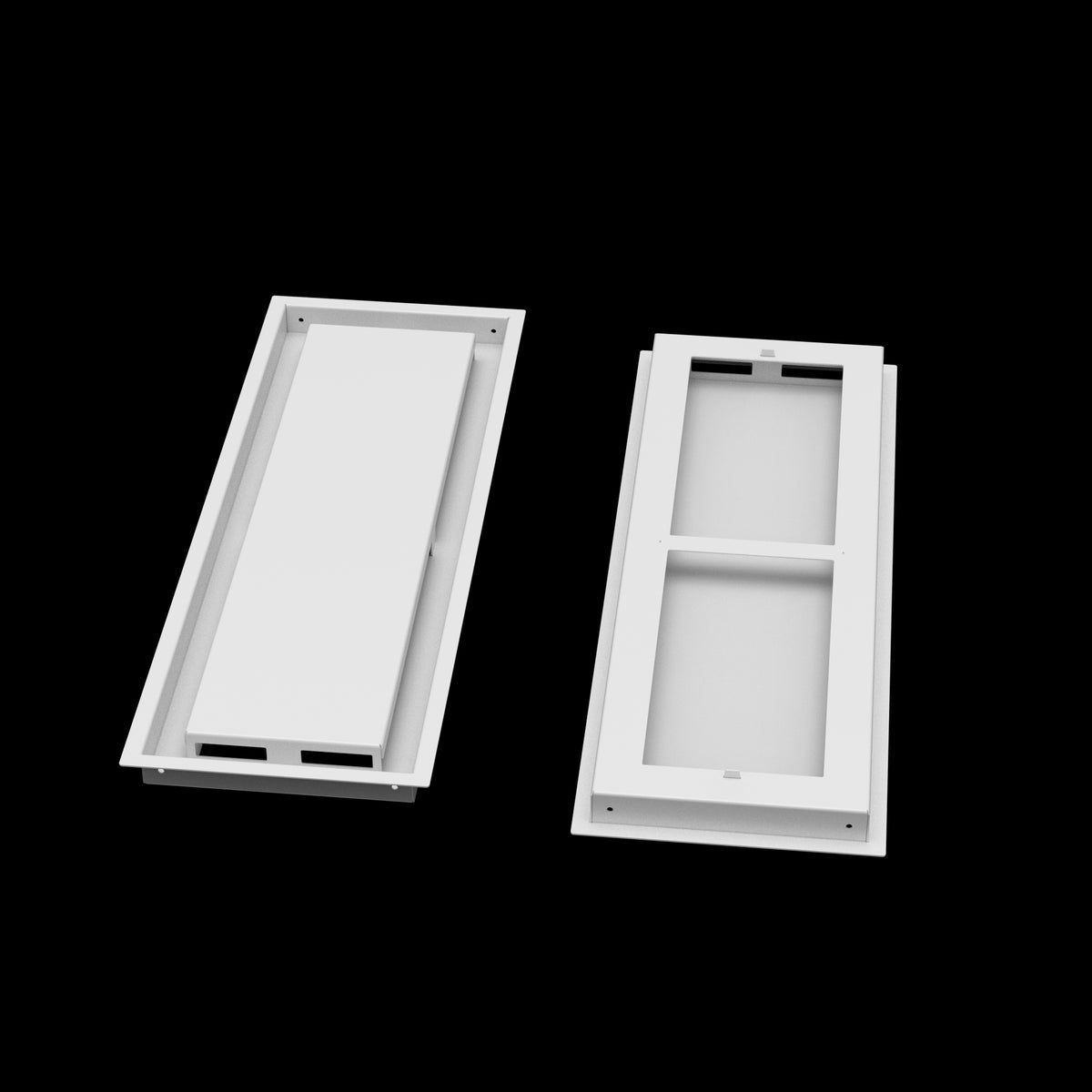 8x24 ceiling vent cover, front and back