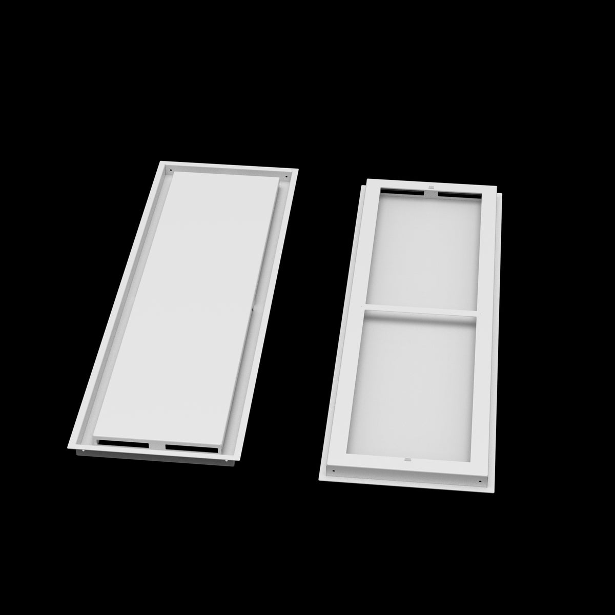 12x39 ceiling vent cover, front and back