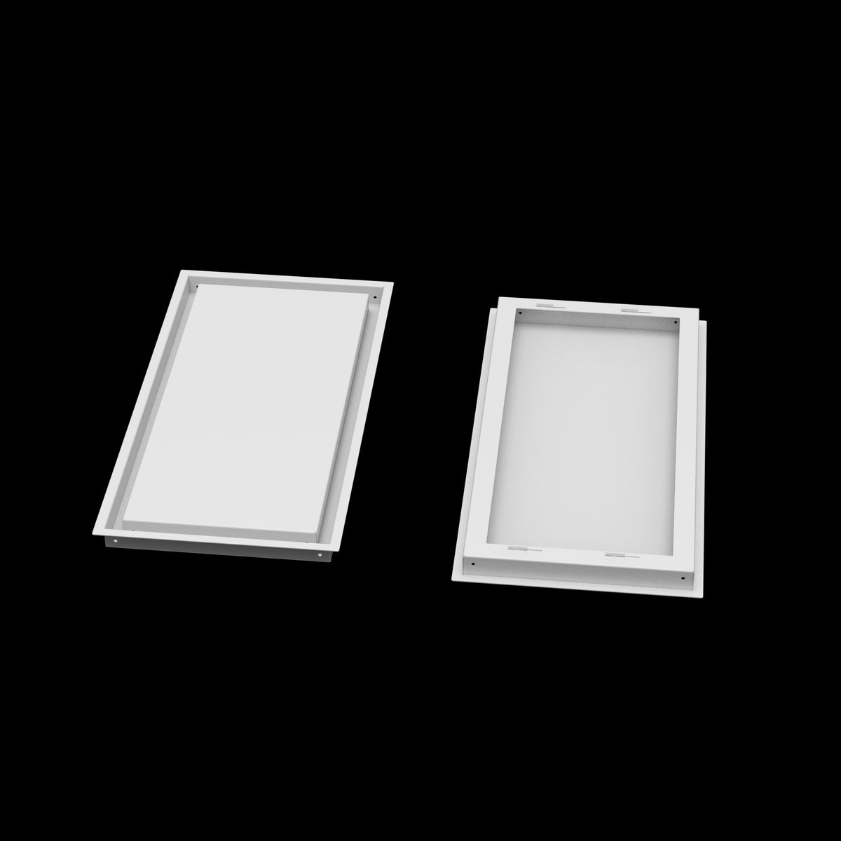 12x24 wall vent cover, front and back