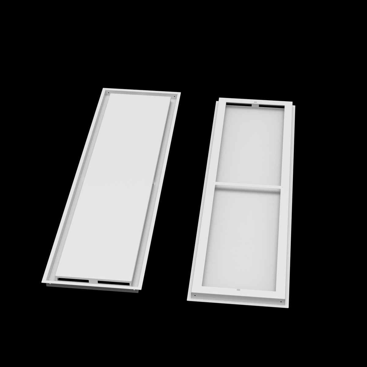 13x50 ceiling vent cover, front and back