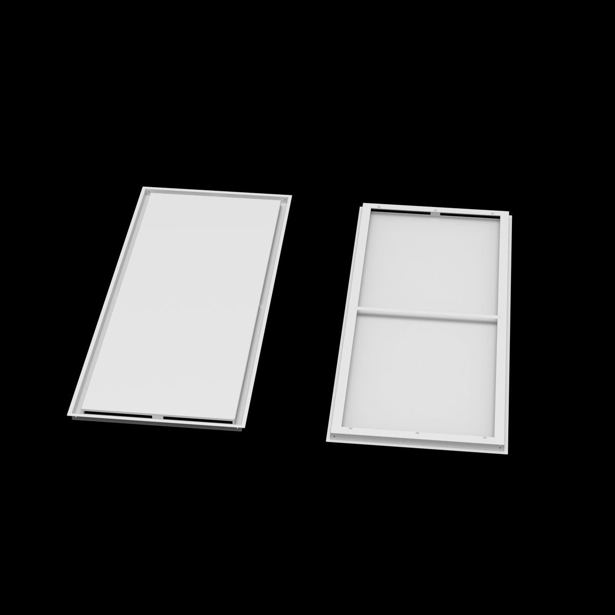 23x55 ceiling vent cover, front and back