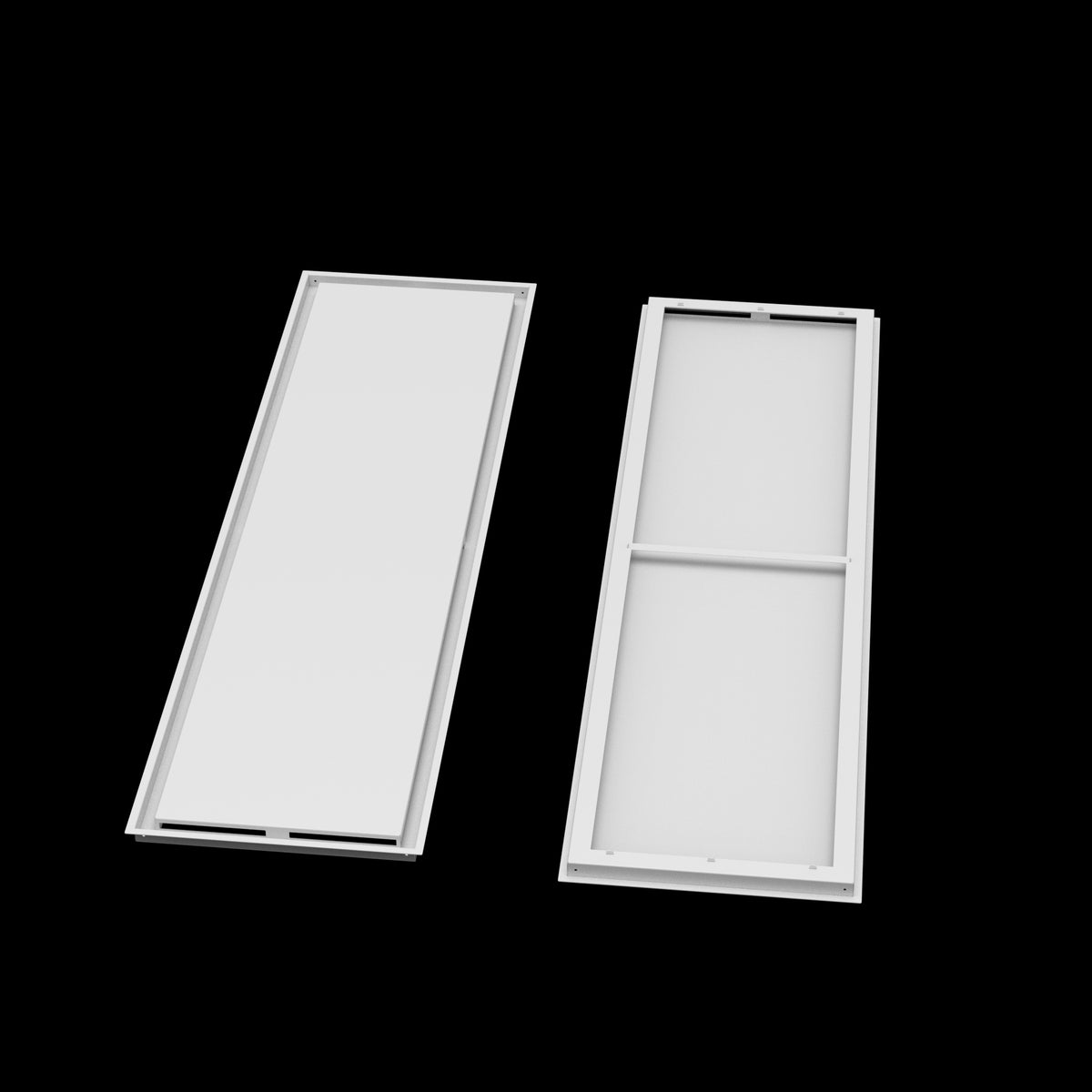 18x66 ceiling vent cover, front and back