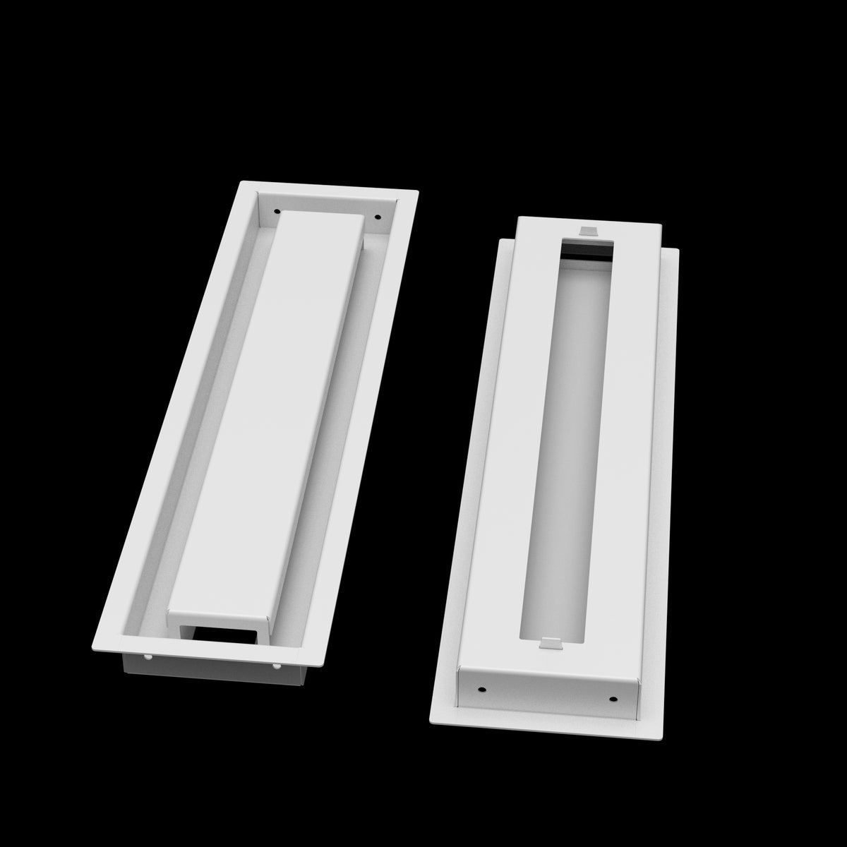 4x18 ceiling vent cover, front and back
