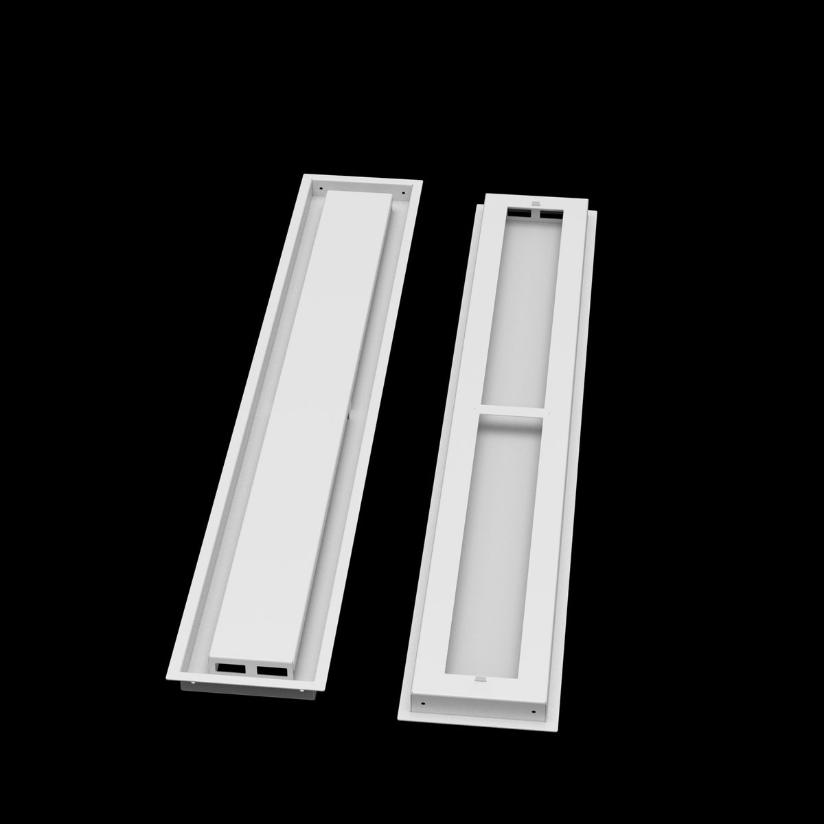 6x41 ceiling vent cover, front and back