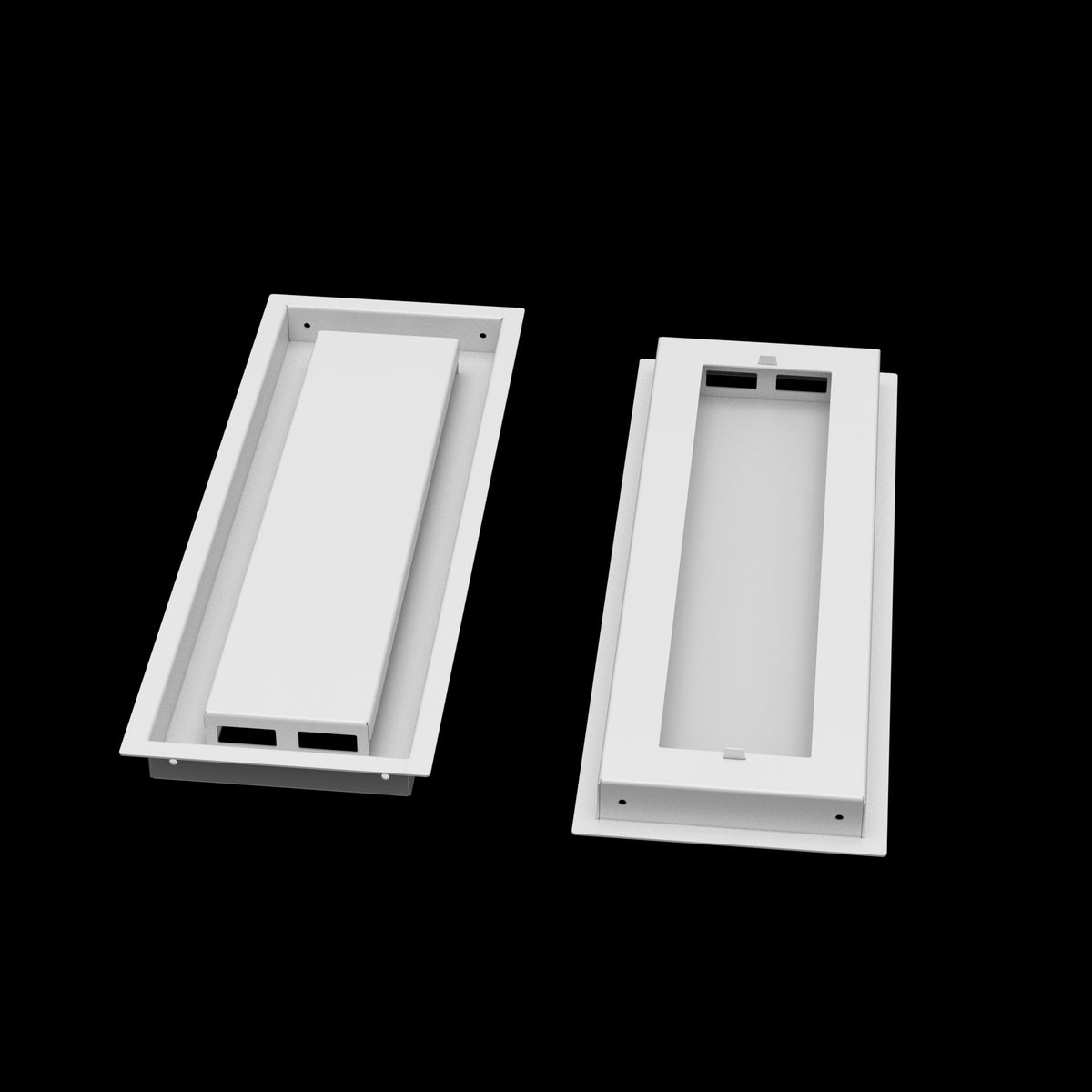 6x18 ceiling vent cover, front and back