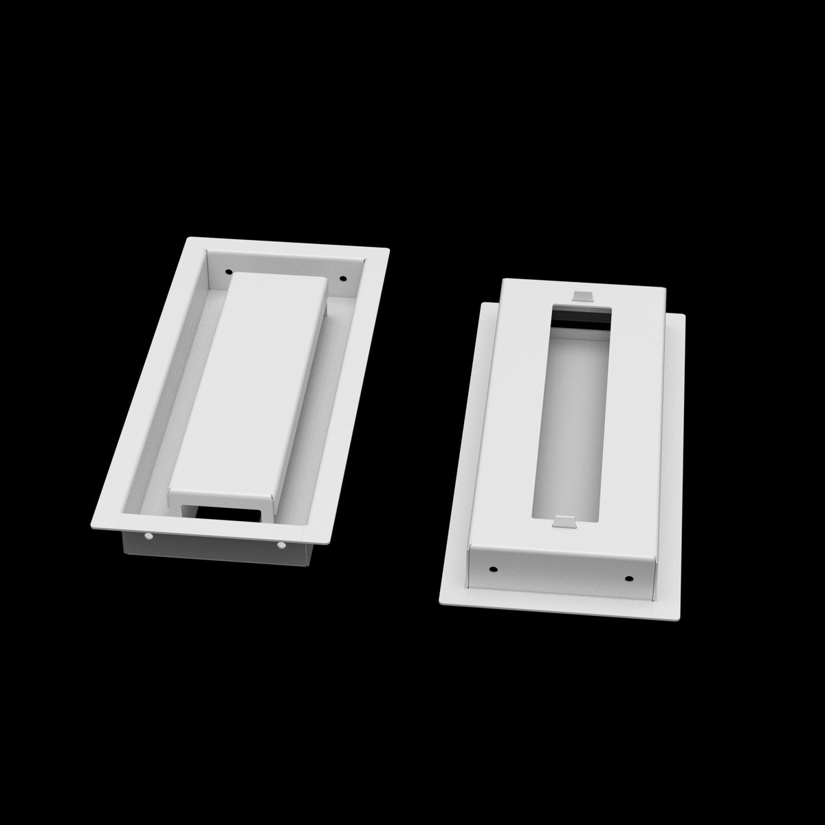 4x10 ceiling vent cover, front and back