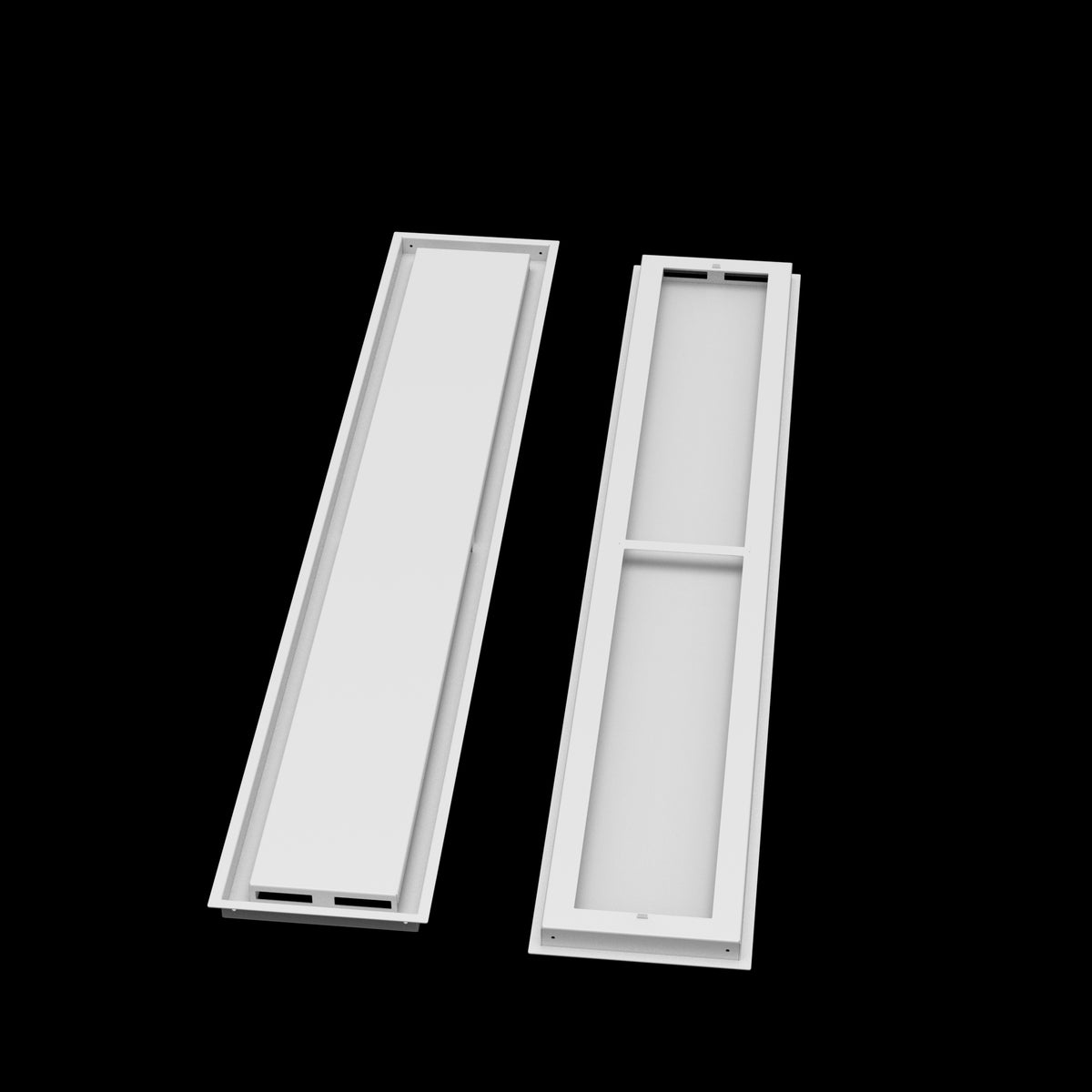 9x57 ceiling vent cover, front and back