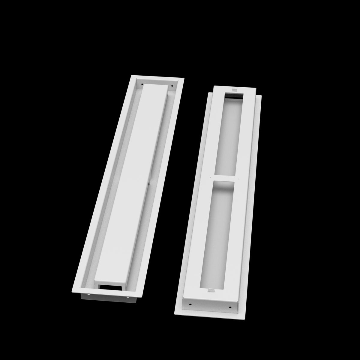 4x28 ceiling vent cover, front and back