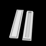 5x34 wall vent cover, front and back