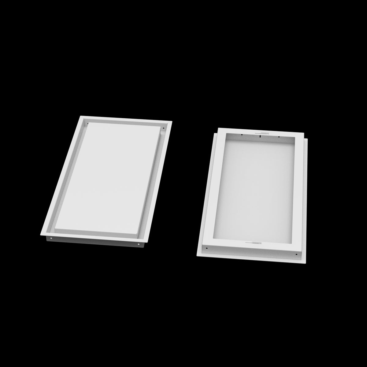 11x23 wall vent cover, front and back