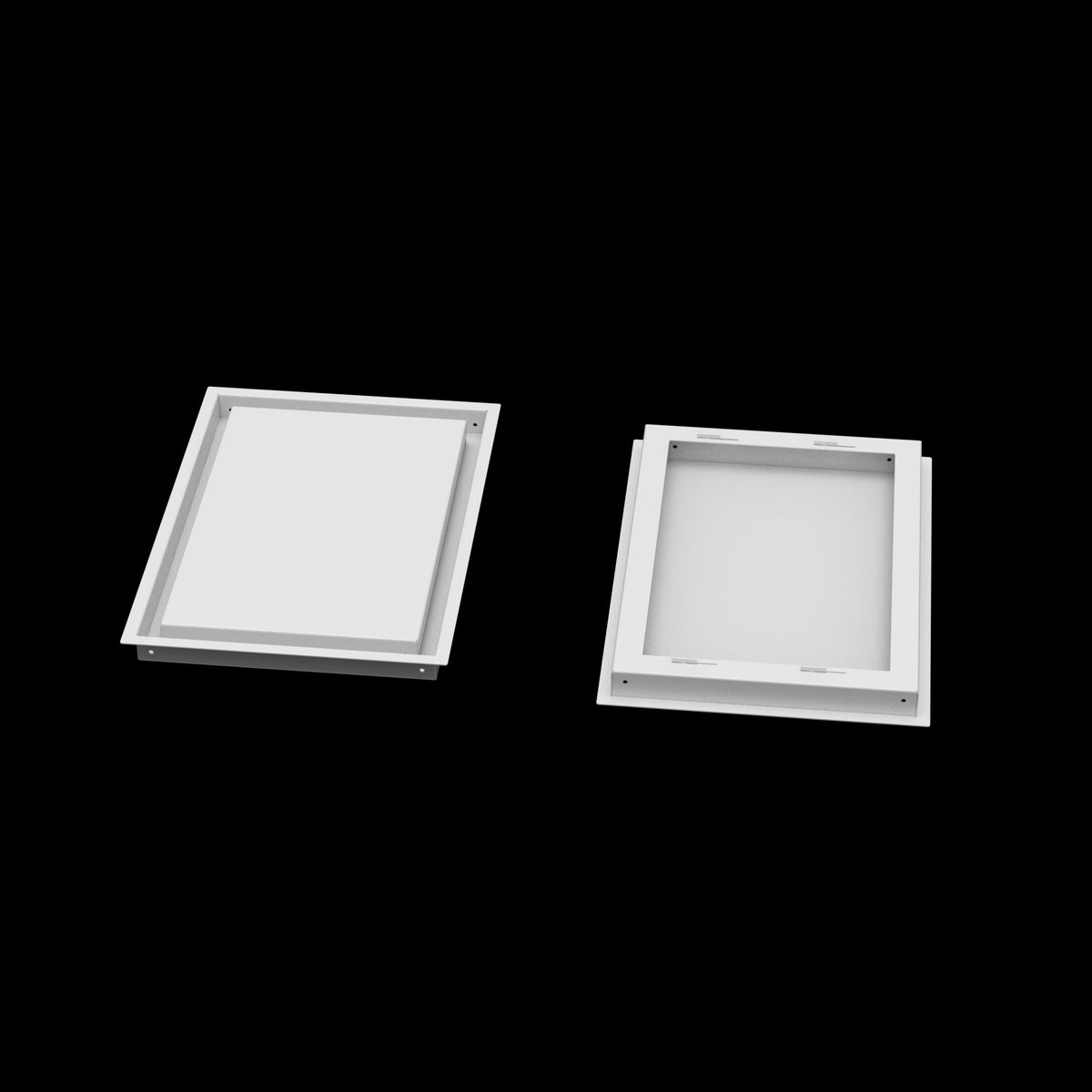 12x17 wall vent cover, front and back