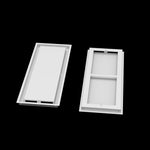 10x27 ceiling vent cover, front and back