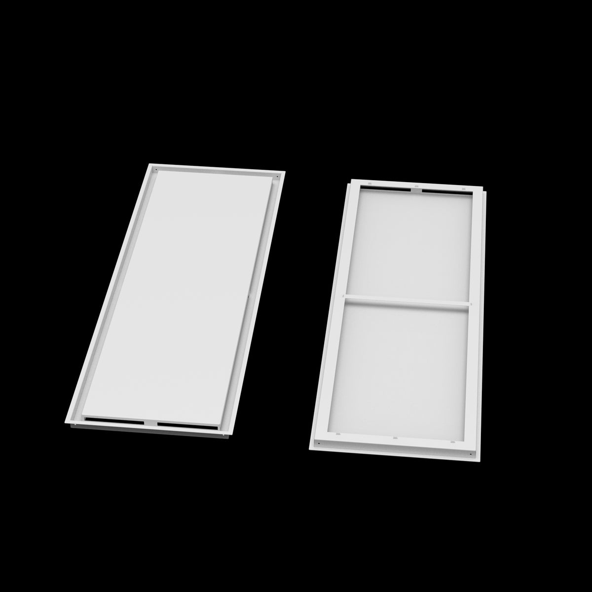 18x53 ceiling vent cover, front and back