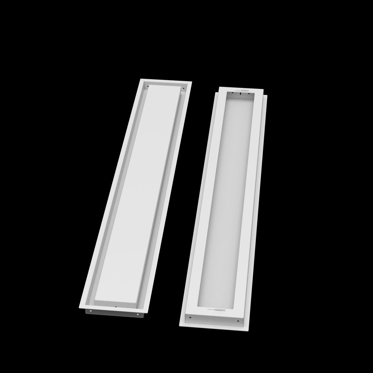 6x43 wall vent cover, front and back