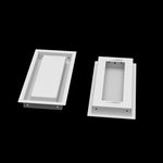 5x11 wall vent cover, front and back