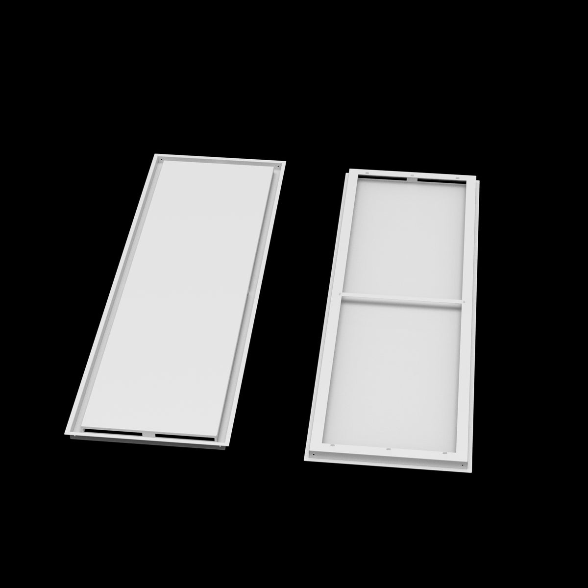18x59 ceiling vent cover, front and back
