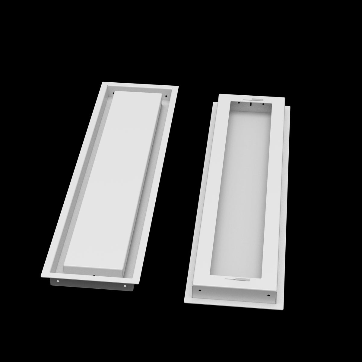 6x25 wall vent cover, front and back
