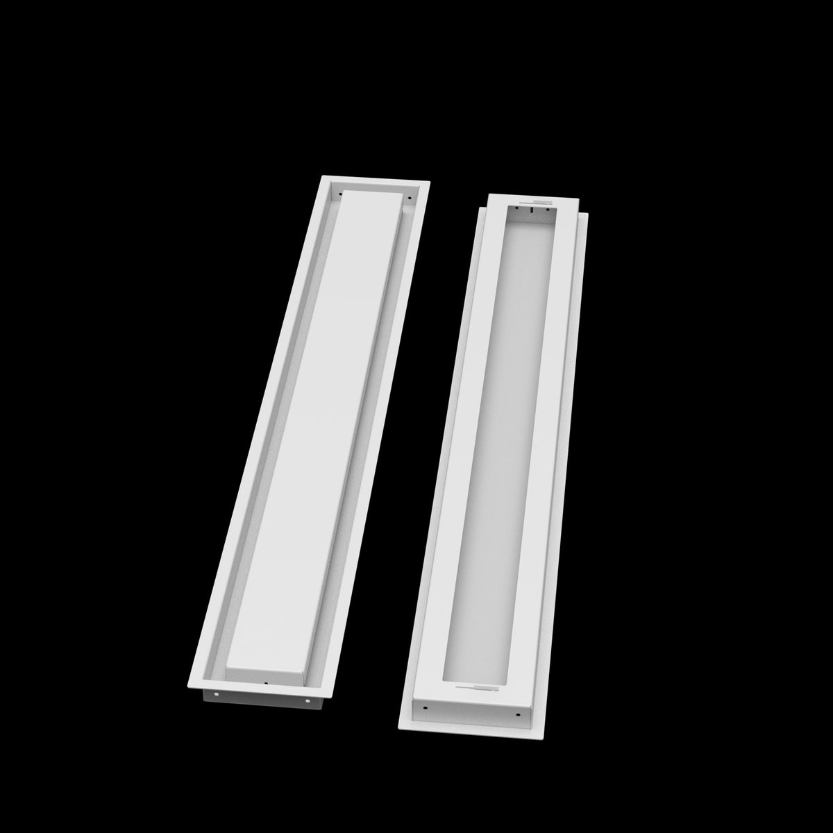 5x39 wall vent cover, front and back
