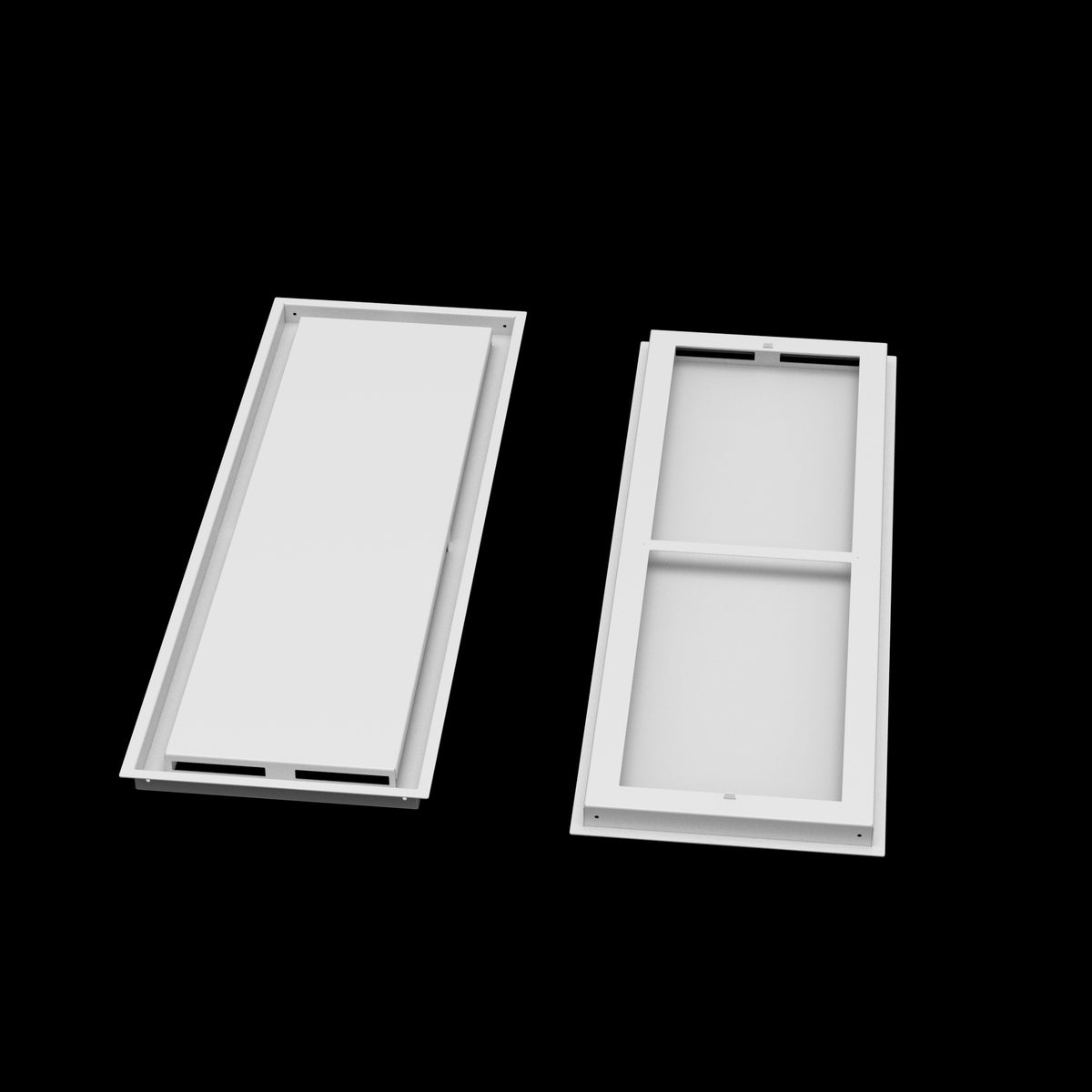12x36 ceiling vent cover, front and back