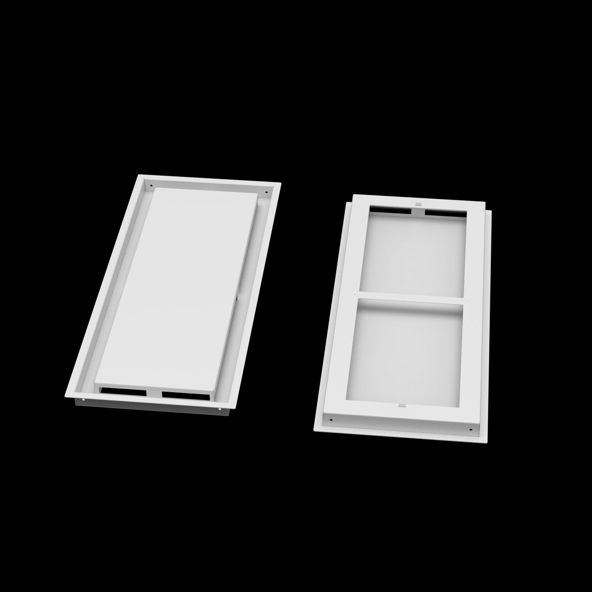 10x25 ceiling vent cover, front and back