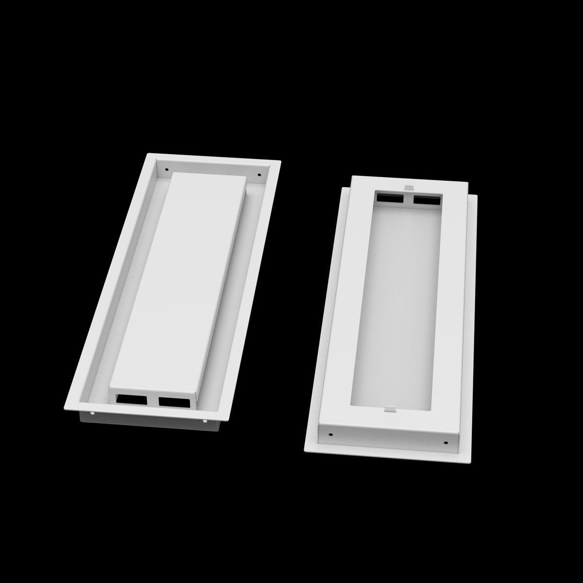 6x19 ceiling vent cover, front and back