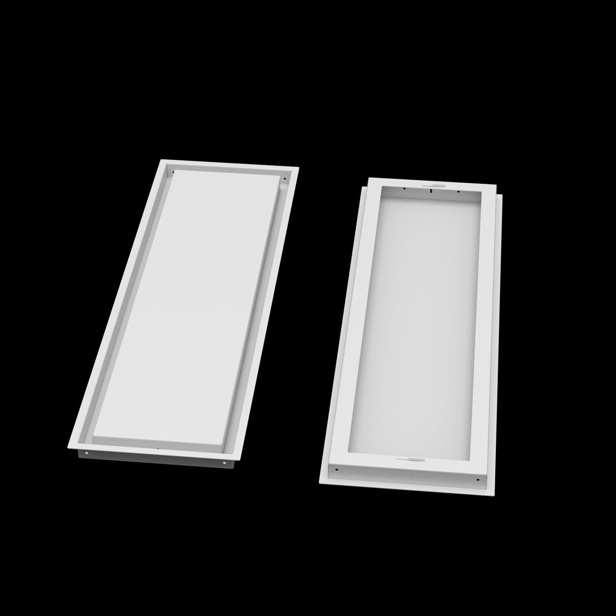 10x33 wall vent cover, front and back