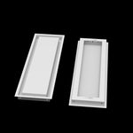 7x24 wall vent cover, front and back