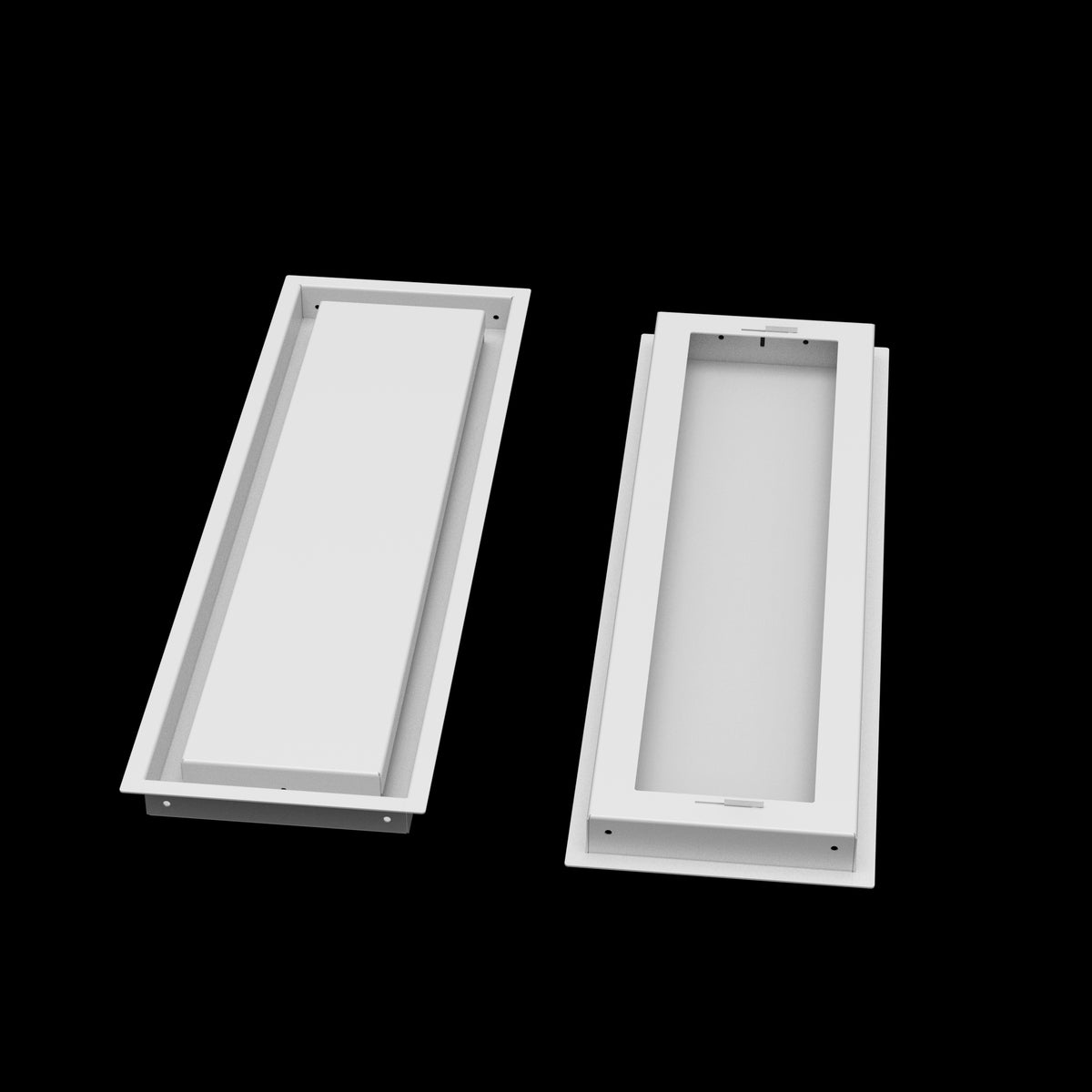 7x24 wall vent cover, front and back