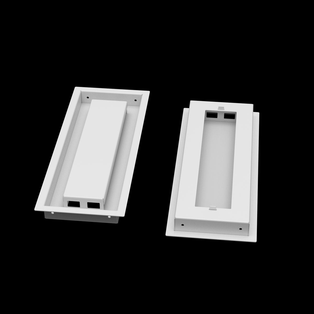 5x14 ceiling vent cover, front and back