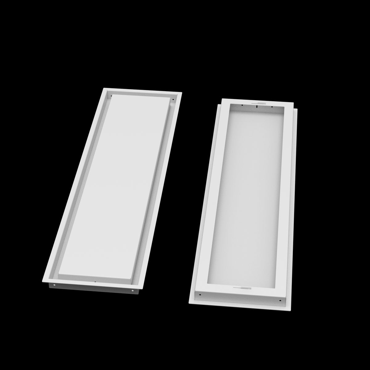 9x35 wall vent cover, front and back