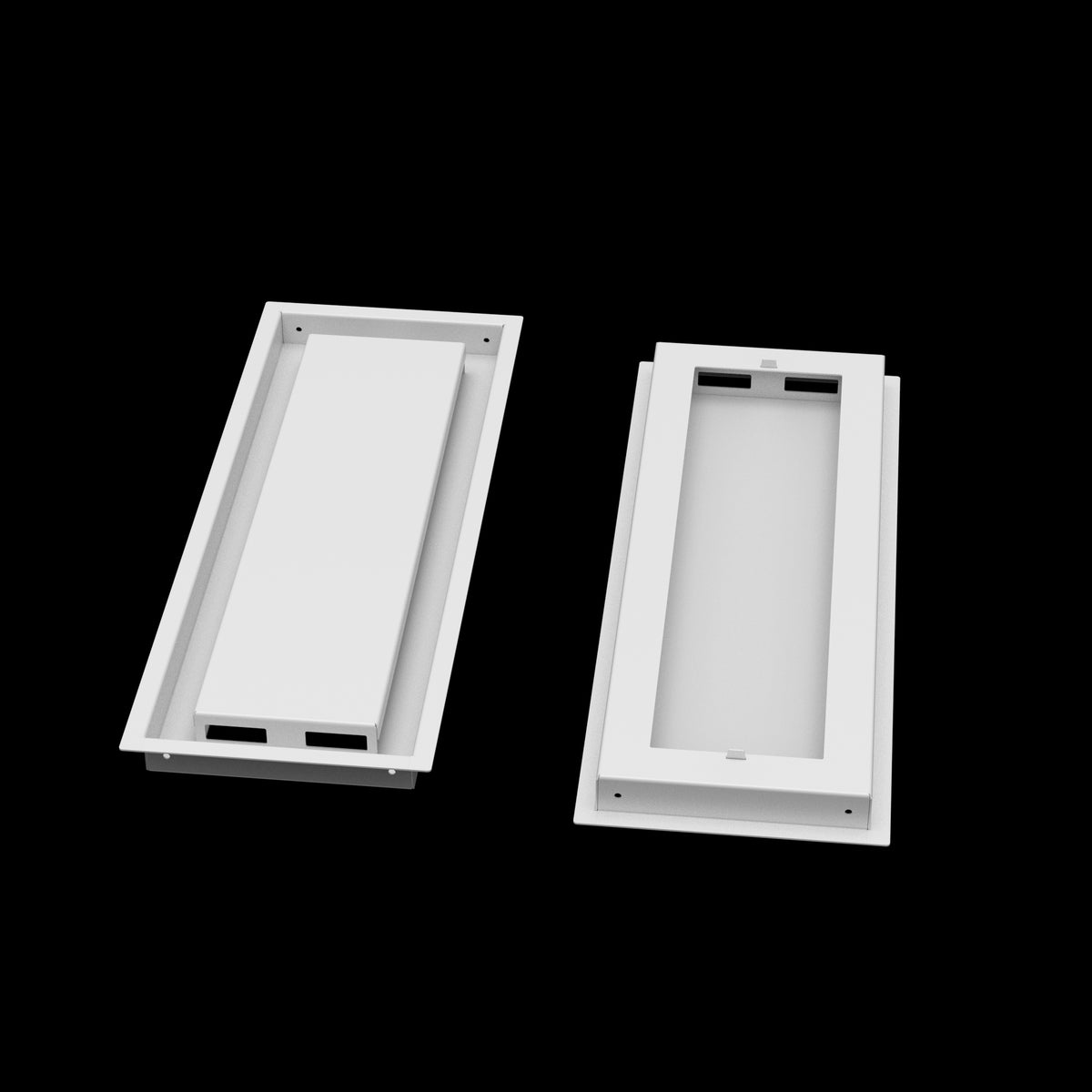 7x20 ceiling vent cover, front and back