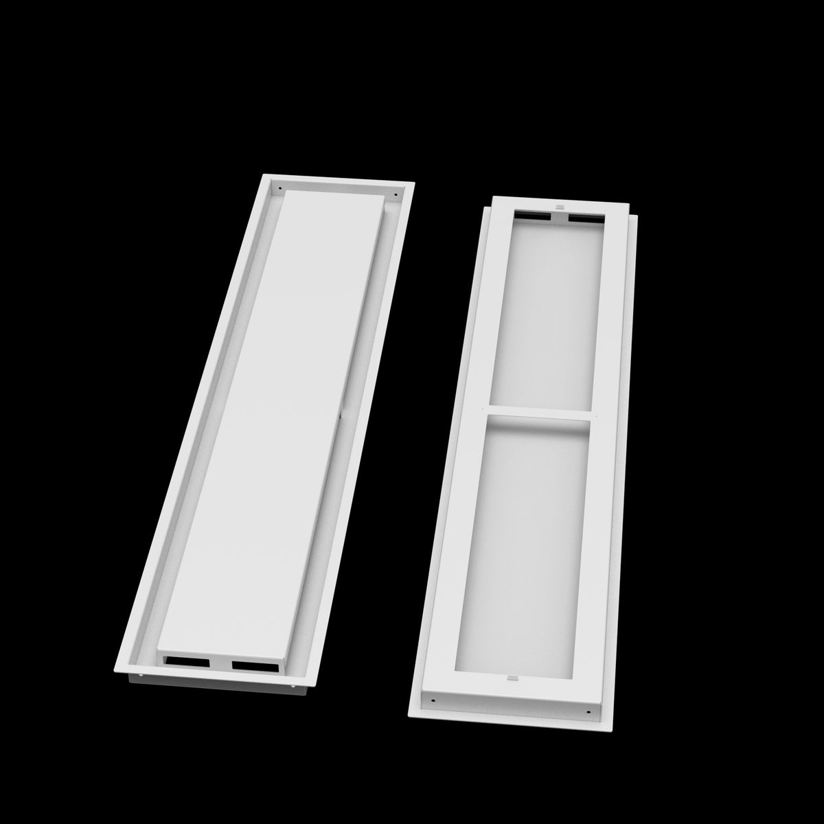 8x41 ceiling vent cover, front and back