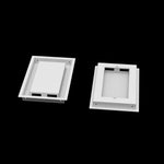 7x11 ceiling vent cover, front and back