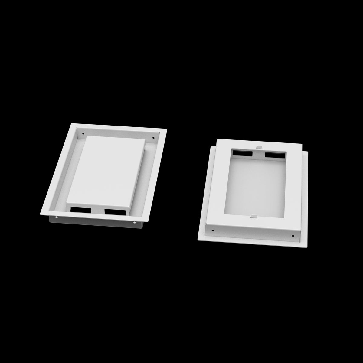 7x11 ceiling vent cover, front and back