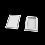 9x17 wall vent cover, front and back
