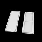 14x47 ceiling vent cover, front and back