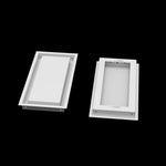 7x15 wall vent cover, front and back