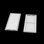 16x40 ceiling vent cover, front and back