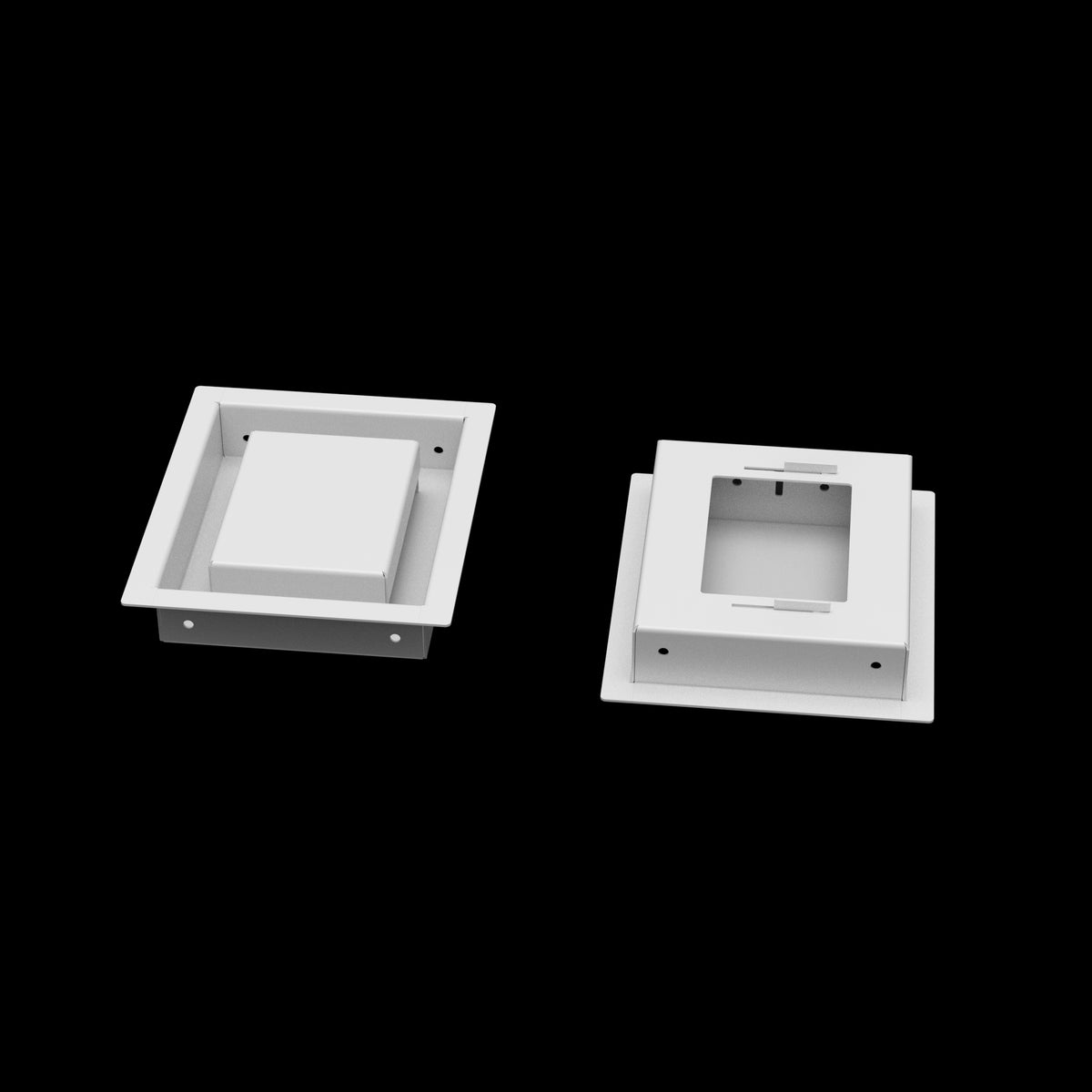 5x6 wall vent cover, front and back