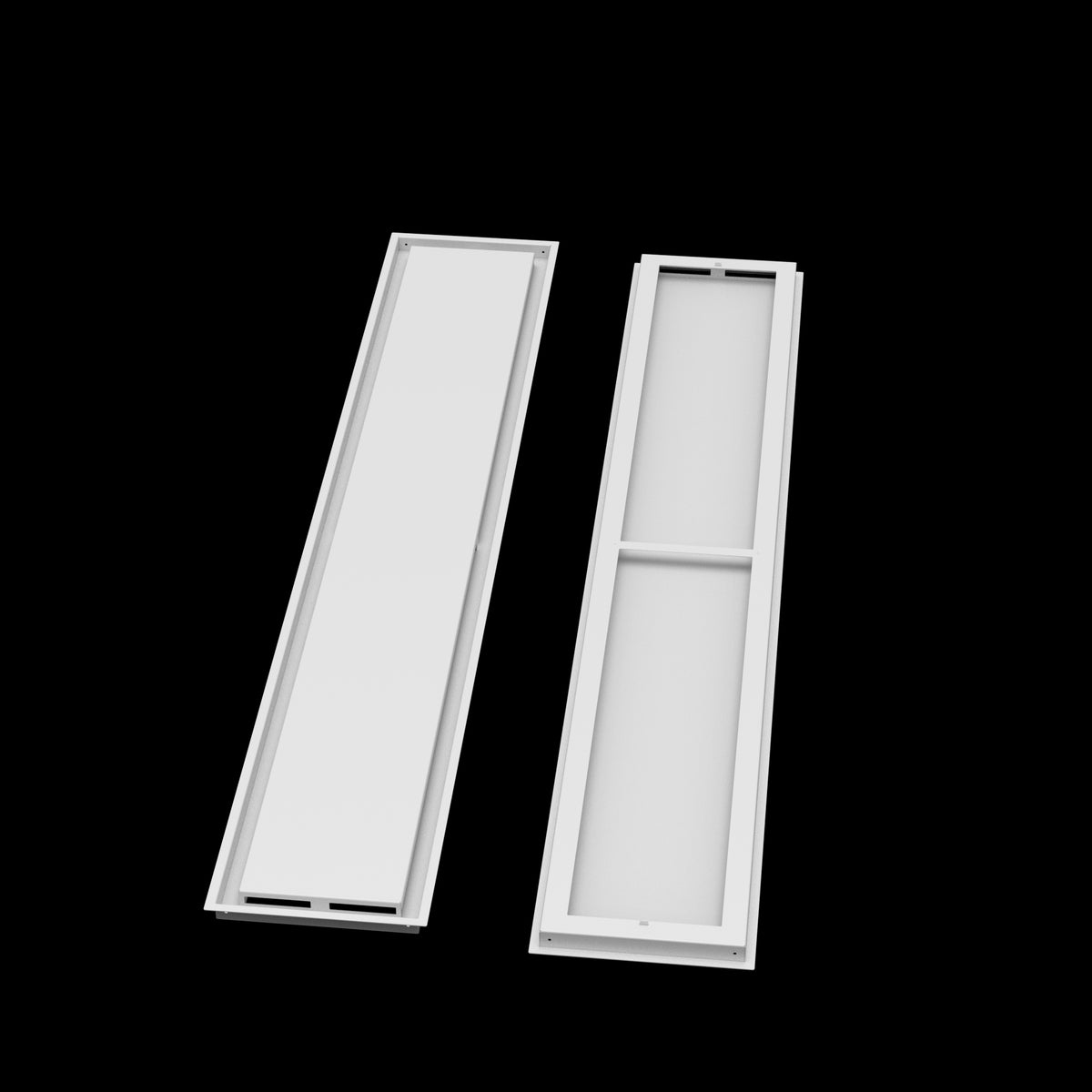 11x68 ceiling vent cover, front and back