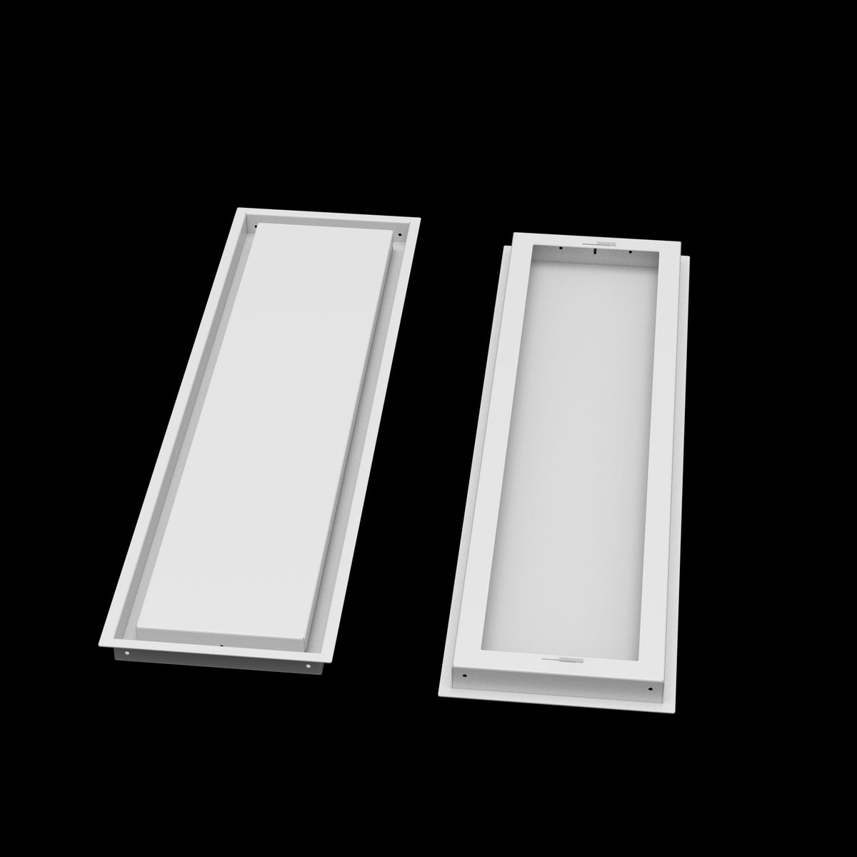 9x34 wall vent cover, front and back