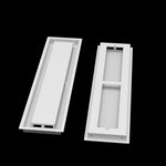 6x26 ceiling vent cover, front and back