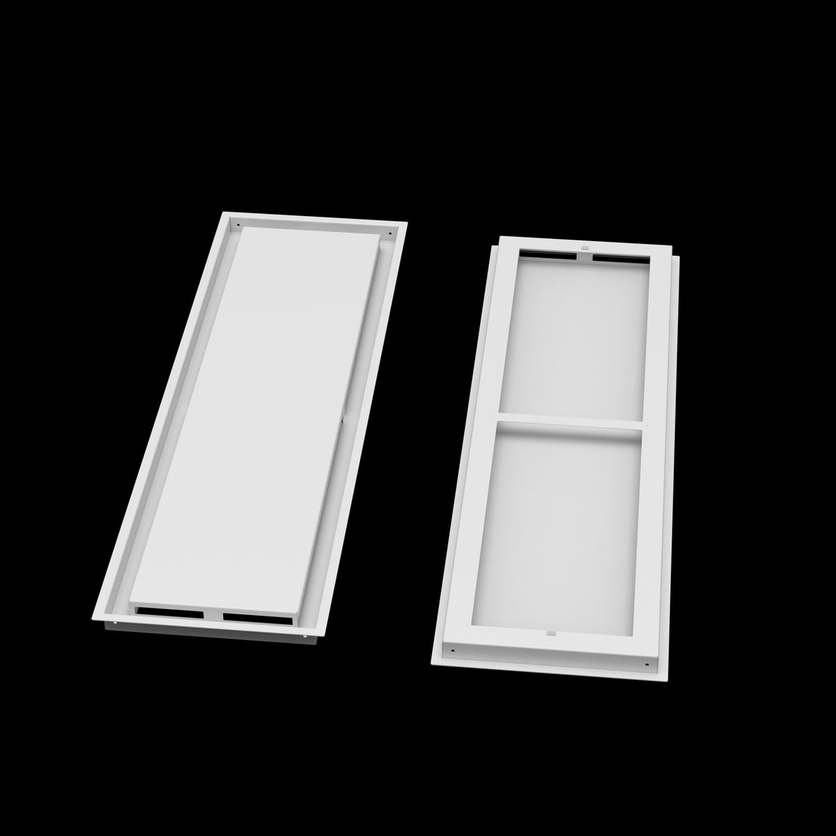 11x38 ceiling vent cover, front and back