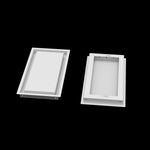 8x16 wall vent cover, front and back