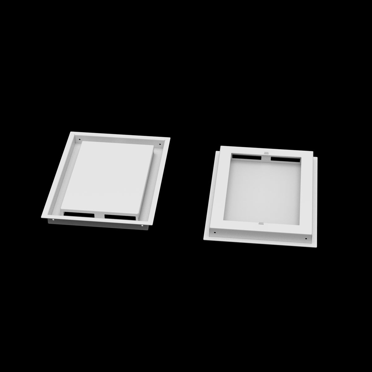 10x14 ceiling vent cover, front and back