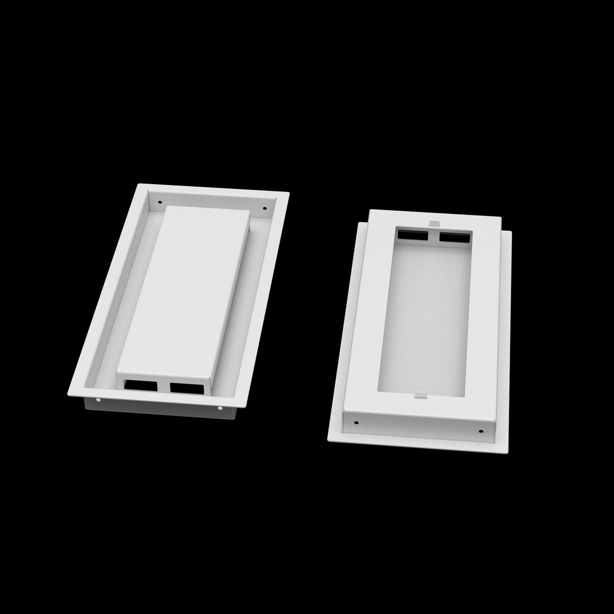 6x14 ceiling vent cover, front and back