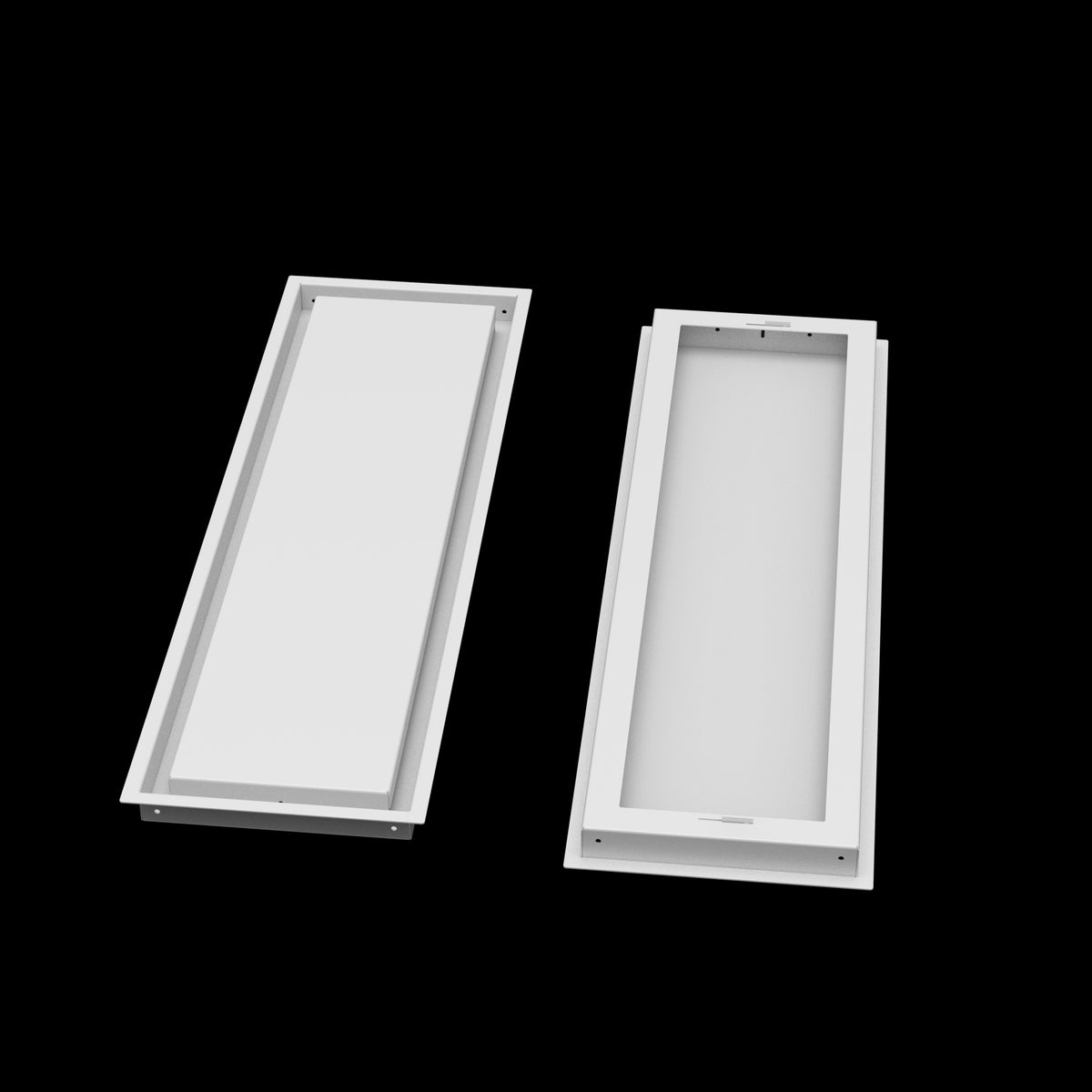 9x31 wall vent cover, front and back
